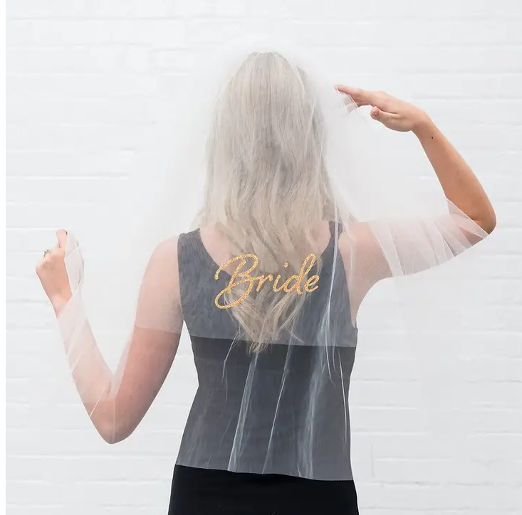 Brides's Bachelorette Party Bridal Veil