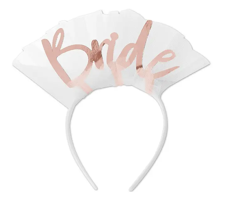 Bride Bachelorette Veil Headband