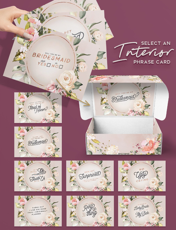 Floral Spa Bridal Party Box