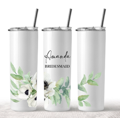 Elegant Floral Tumbler