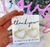 Statement Pearl Heart Earrings!