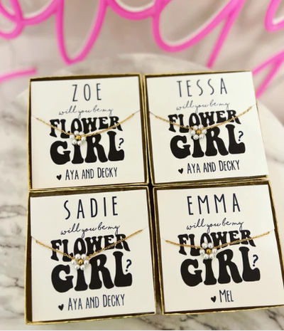 Flower Power Girl Pearl Necklace
