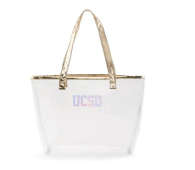 Clear Plastic Stadium Tote Bag