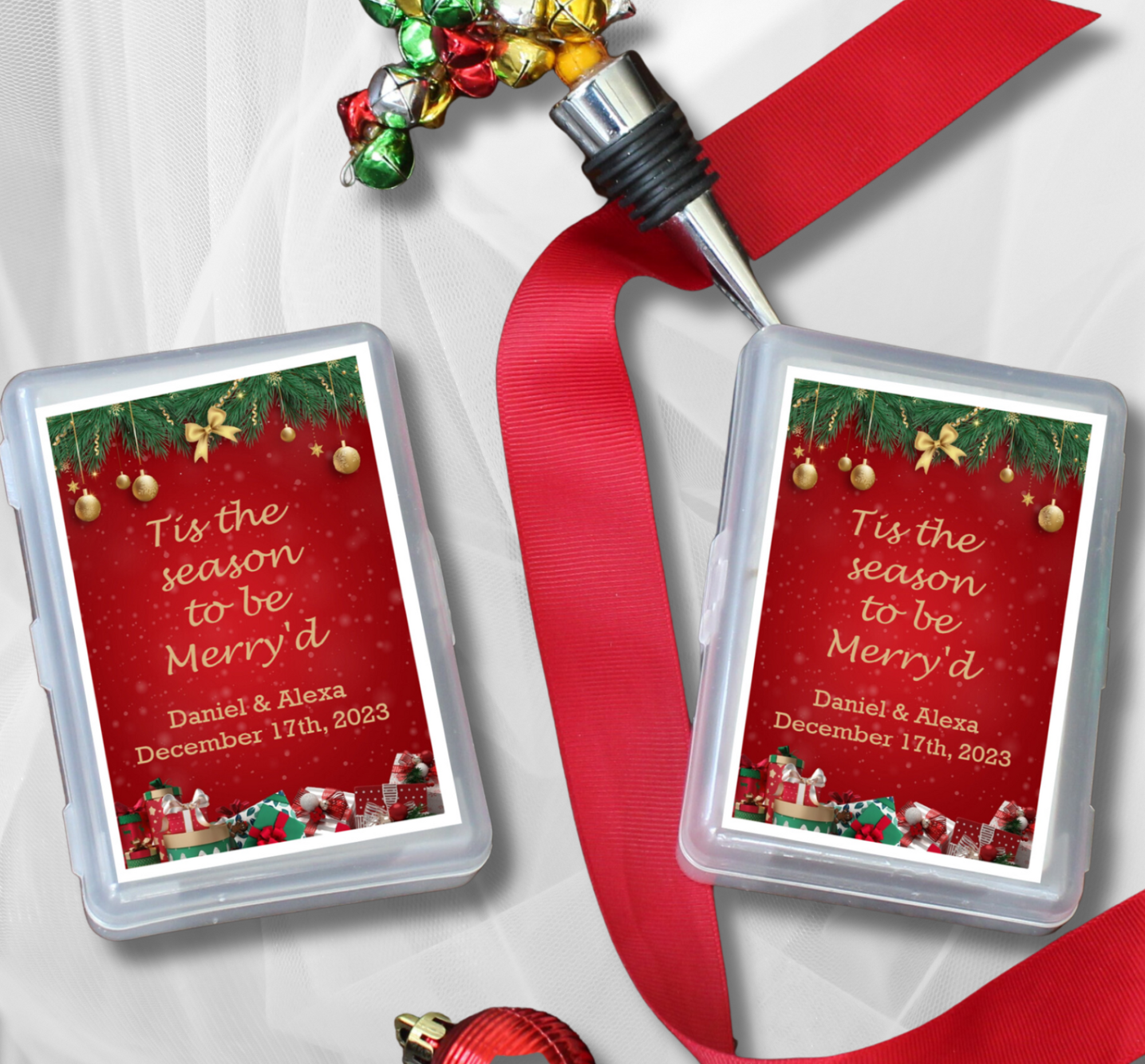 Holiday Playing Card Favors