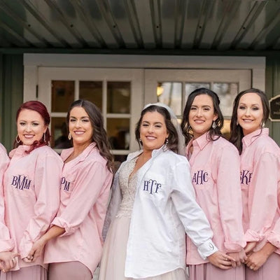 Bridesmaid Oxford  Button Down Shirt