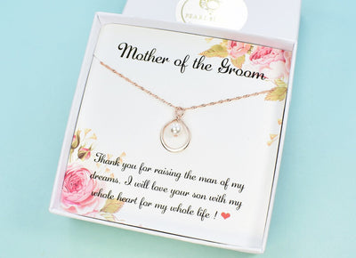 Infinity Necklace for Mother of Bride/Groom