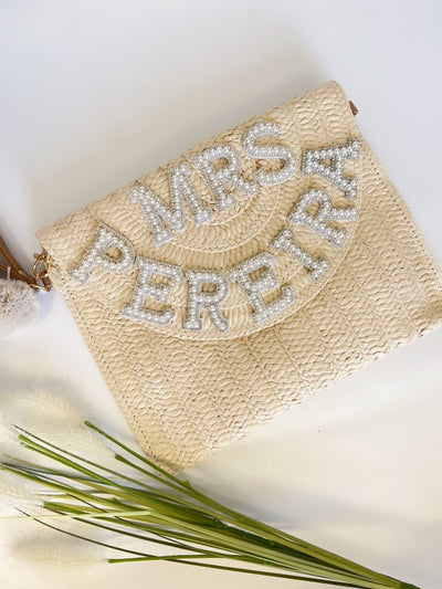 Bride Straw Purse