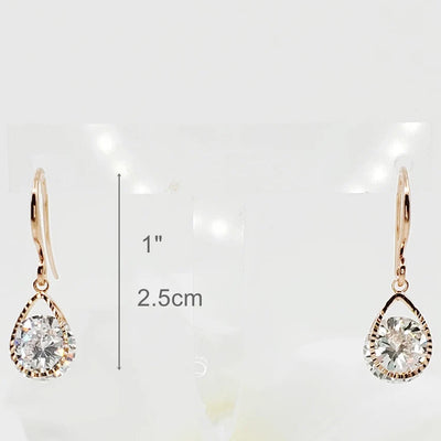 Krystals Teardrop Earring