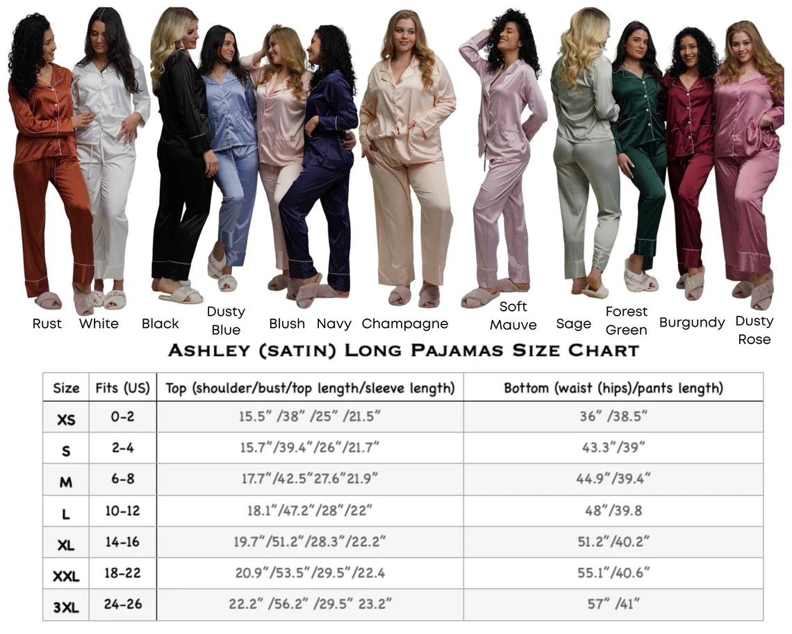 Girls Weekend Satin Pajama's