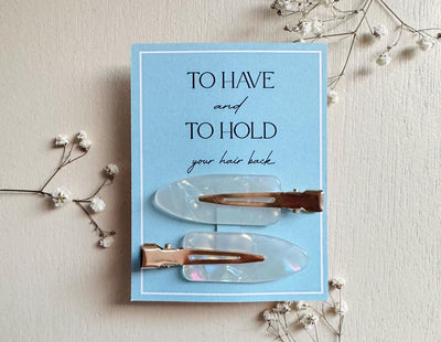 To Have and to Hold Flat Hair Clips