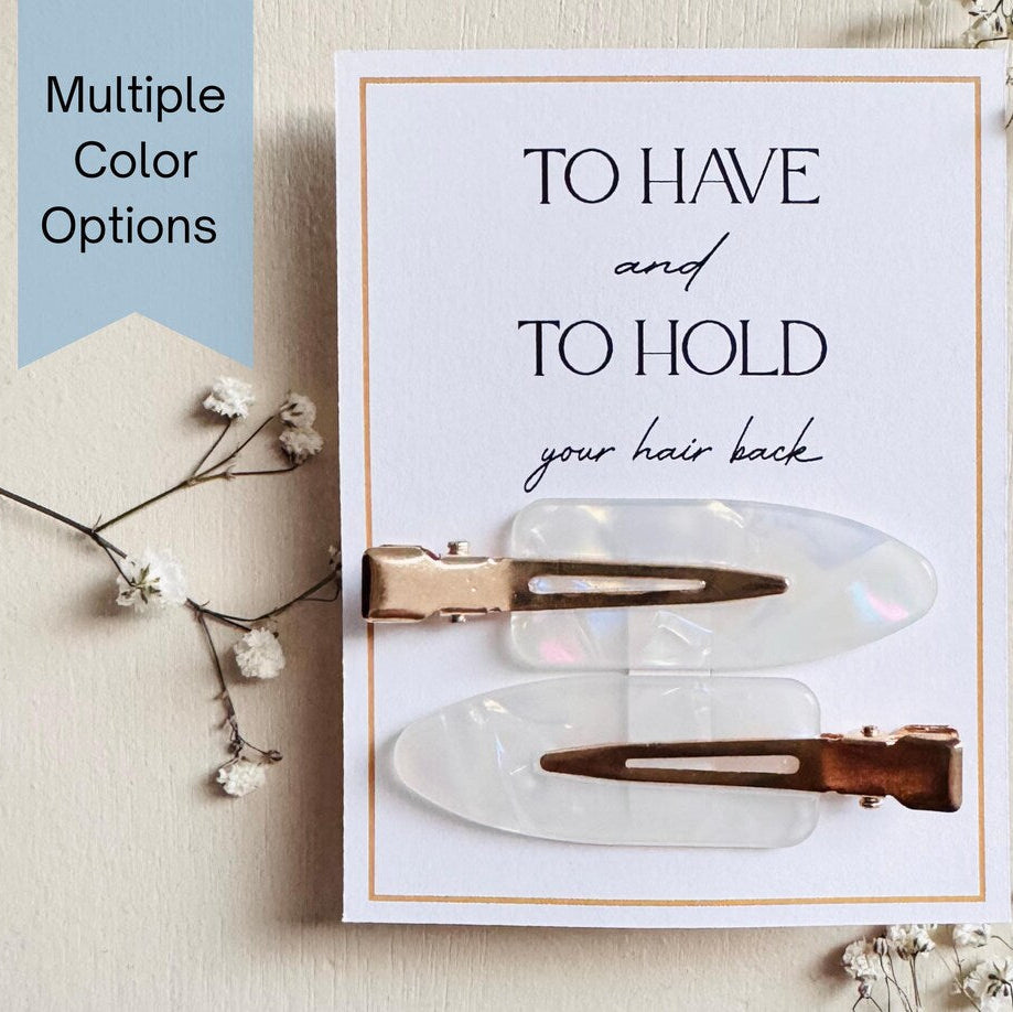 To Have and to Hold Flat Hair Clips