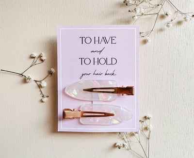 To Have and to Hold Flat Hair Clips