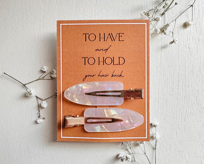 To Have and to Hold Flat Hair Clips