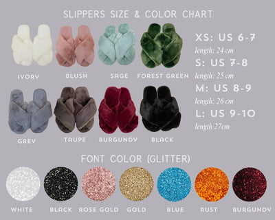 Cozy Bridal Slippers