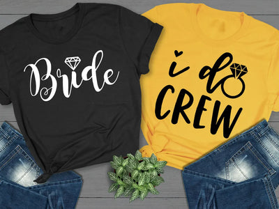 I Do Crew" Bridesmaid T-Shirts