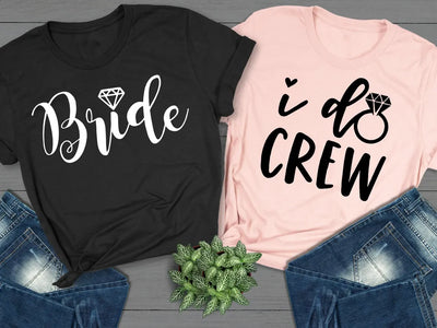 I Do Crew" Bridesmaid T-Shirts