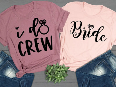 I Do Crew" Bridesmaid T-Shirts