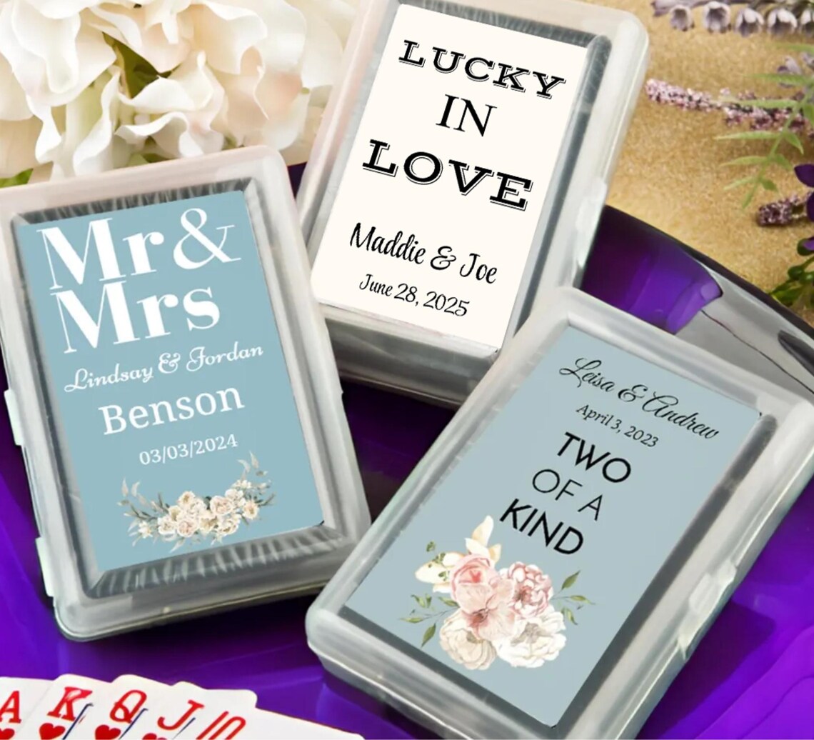 Playing Cards Wedding Favors