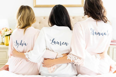 The Everyday Satin Lace Bridal Robe
