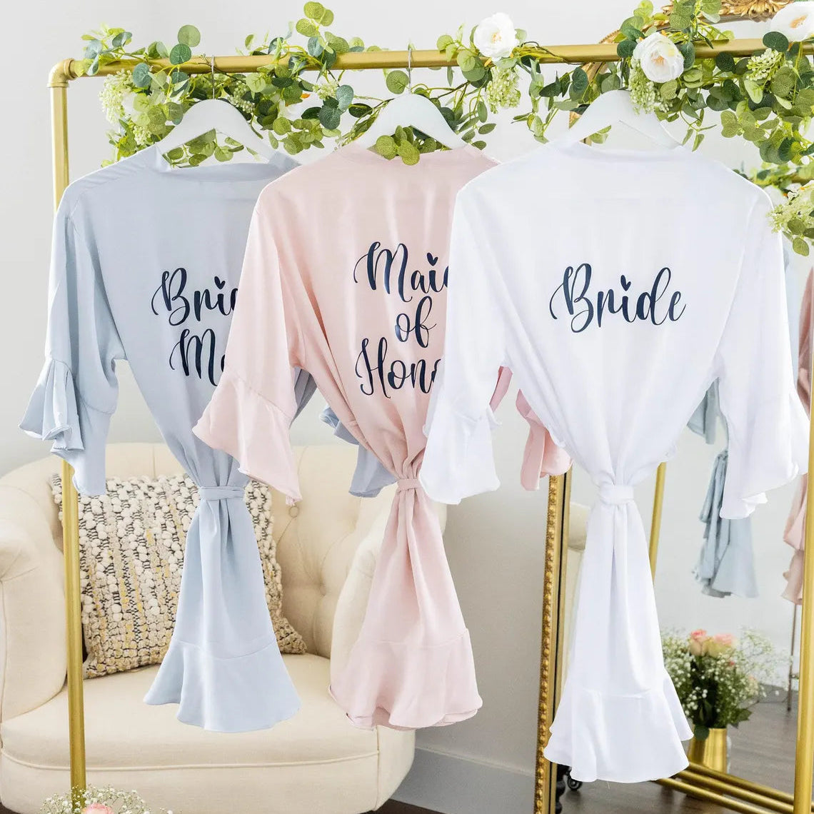 Bridesmaid Flowing Robe