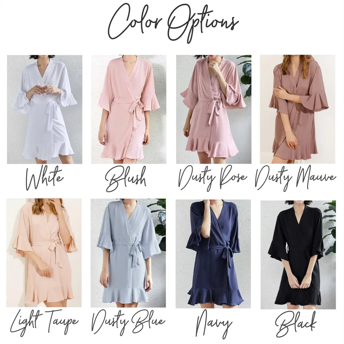 Bridesmaid Flowing Robe