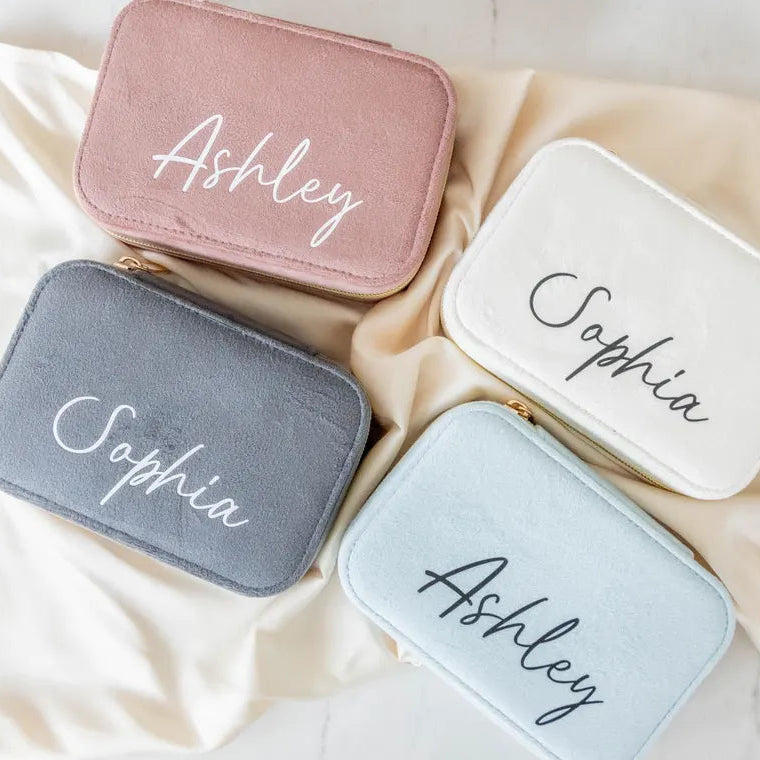 Travel Velvet Jewelry Box