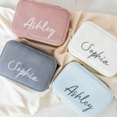 Travel Velvet Jewelry Box