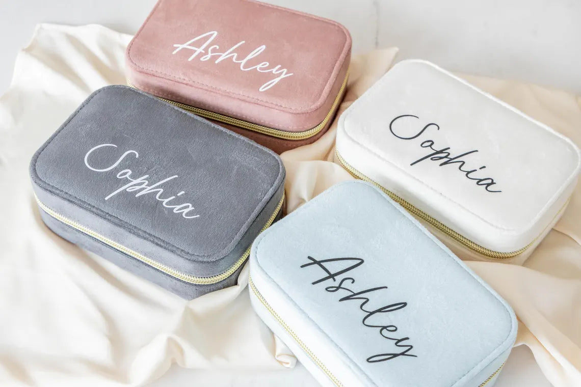 Travel Velvet Jewelry Box