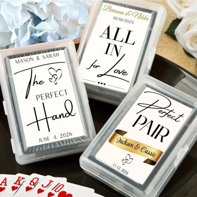 Wedding Reception Play Card Favors