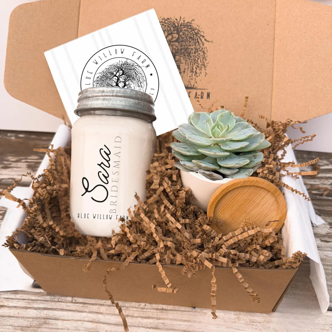 The Succulent Candle Duo Set