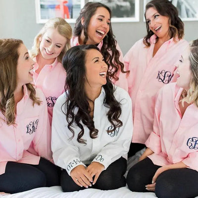 Bridesmaid Oxford  Button Down Shirt