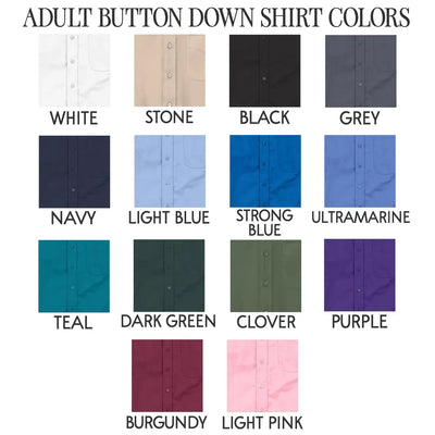 Bridesmaid Oxford  Button Down Shirt