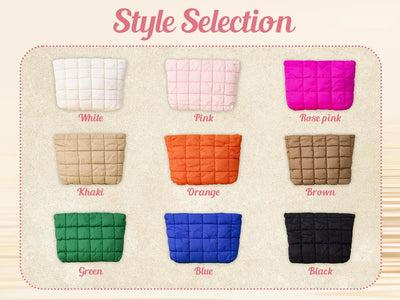Puffer Clutch Handbag