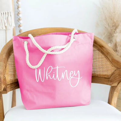 Rope Beach Tote Bag