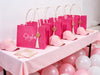 Hot Pink Bridesmaid Tote Bags