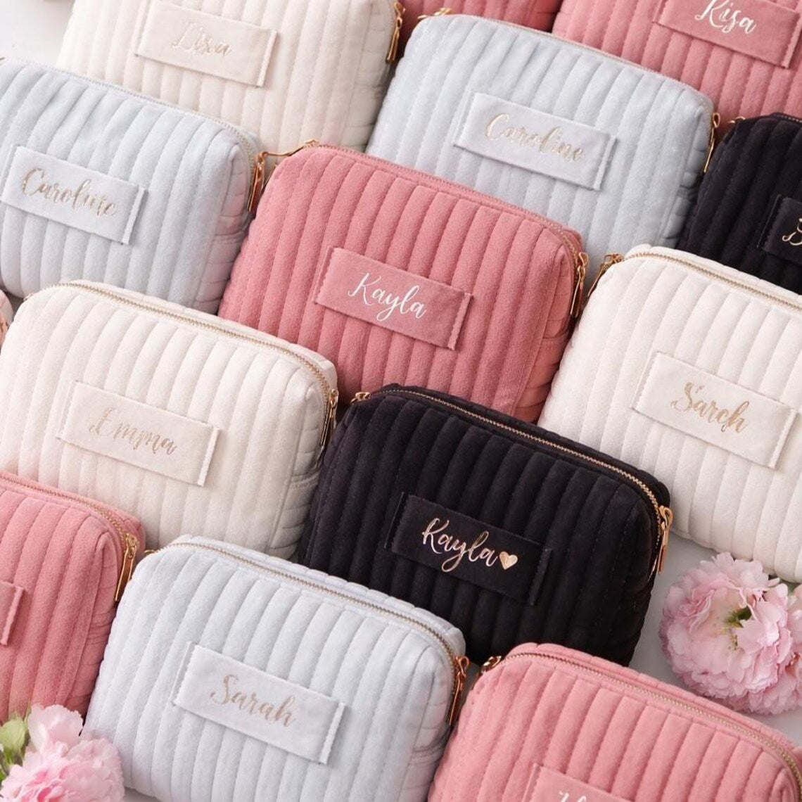 Velvet Cosmetic Bags