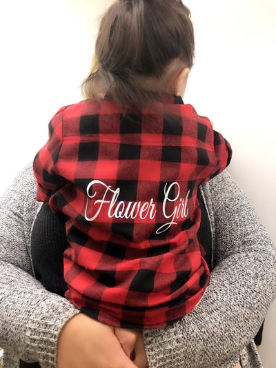 Flannel Bridal Party Shirts