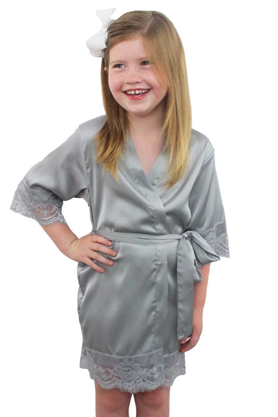 The Everyday Satin Lace Bridal Robe