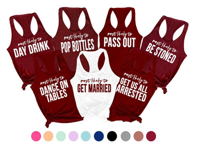 Most Likely To Bach Tank Tops