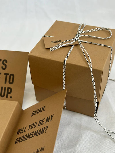Bridesman Proposal Popup Box