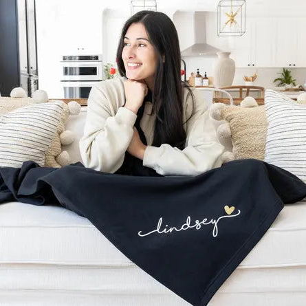 Personalized Bridesmaid Lush Blanket