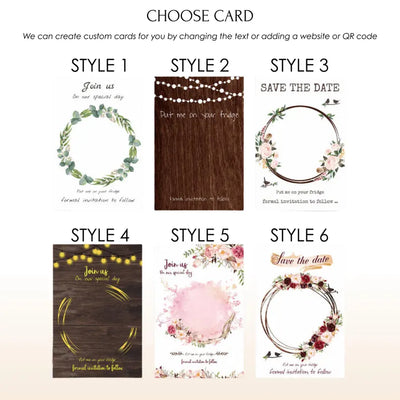 Save The Date Magnet Heart Favor