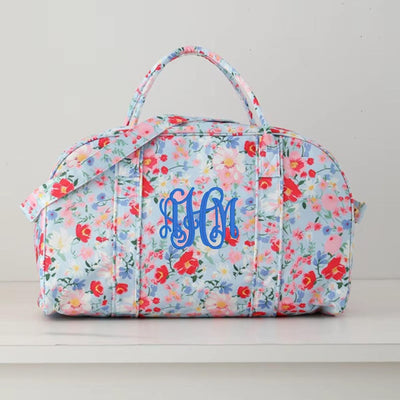 Embroidered Weekender Duffel Bag