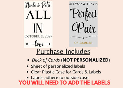 Perfect Pair Playing Cards