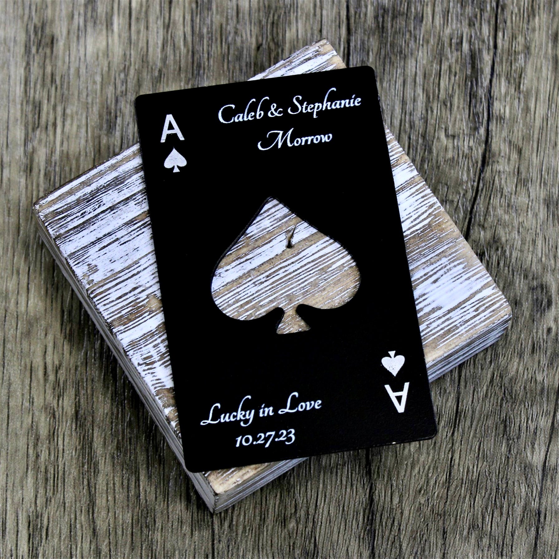 Personalized Las Vegas Sign Playing Cards