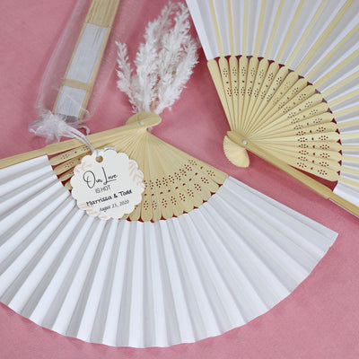 Our Love is Hot Bamboo Hand Fans