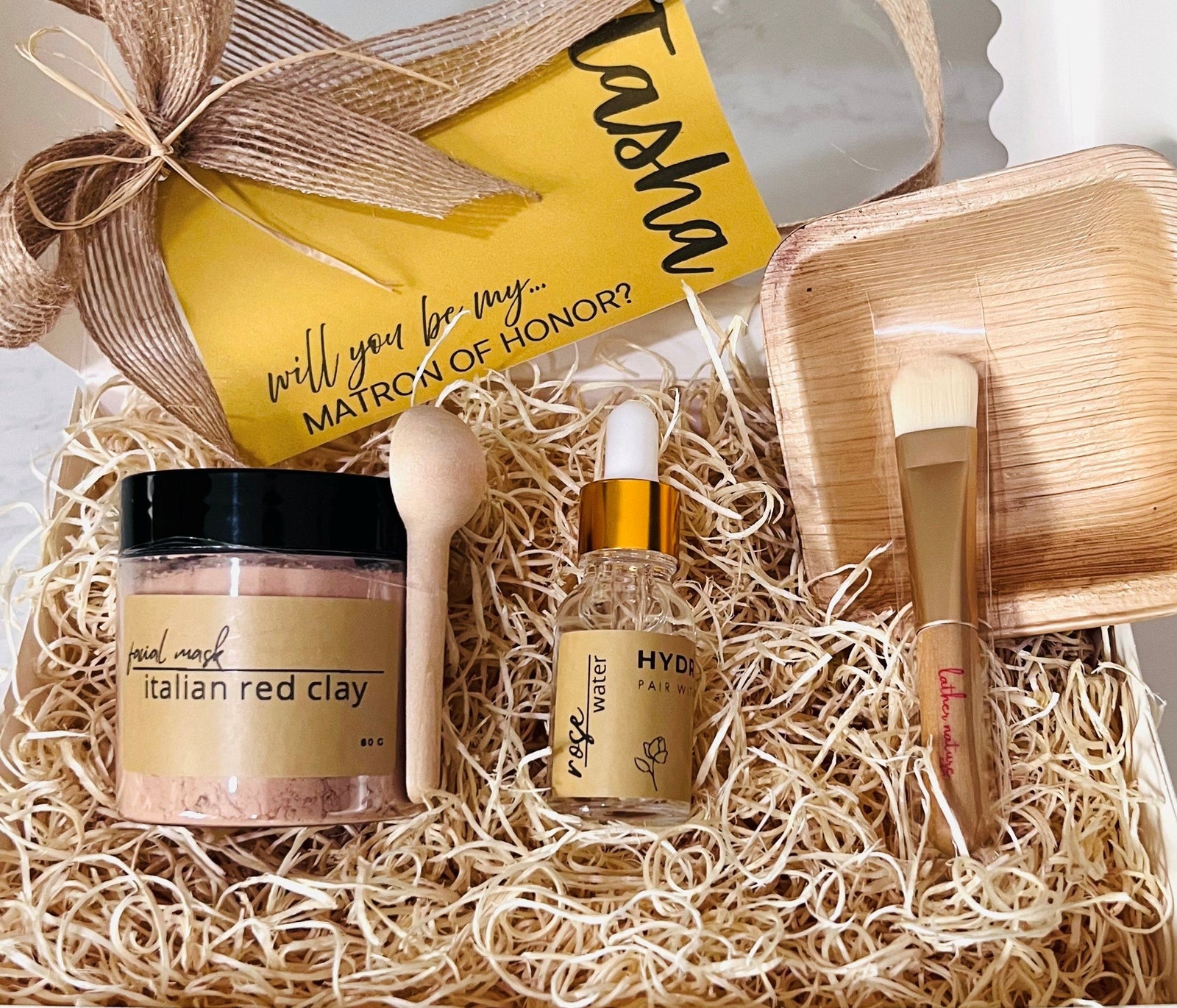 Red Clay Facial Spa Bridesmaid Gift