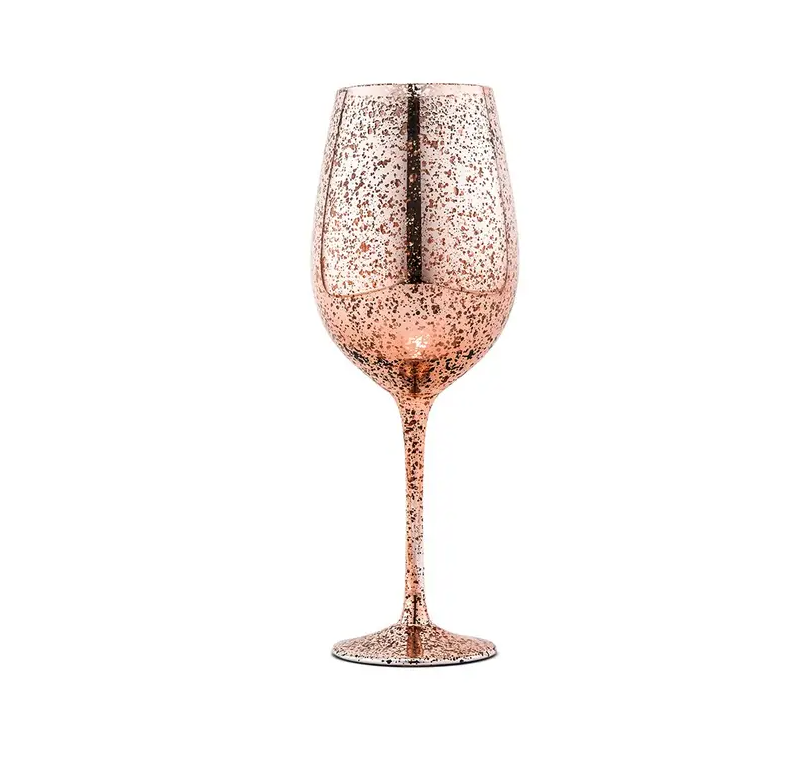 18 oz. Mercury Wine Glass - Rose Gold