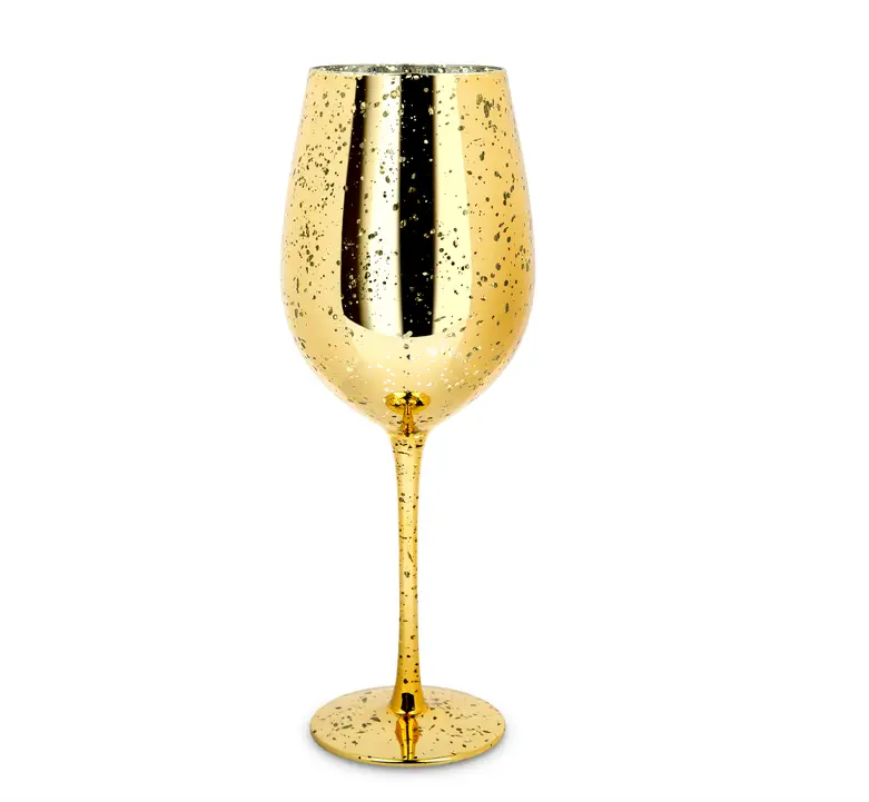 Gold 18oz Mercury Wine Glass
