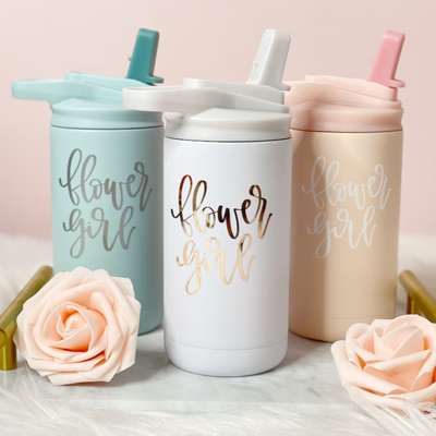 Water Lily Flower Sippy  Cup